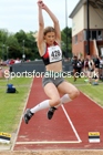 Womens under-20s long jump, 2021 Northern Senior and Under-20s Champs., Leigh. Photo: David T. Hewitson/Sports for All Pics
